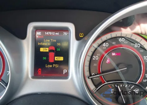 2013 Dodge Journey Sxt z USA, uszkodzony, nr VIN 3C4PDCBB7DT661522